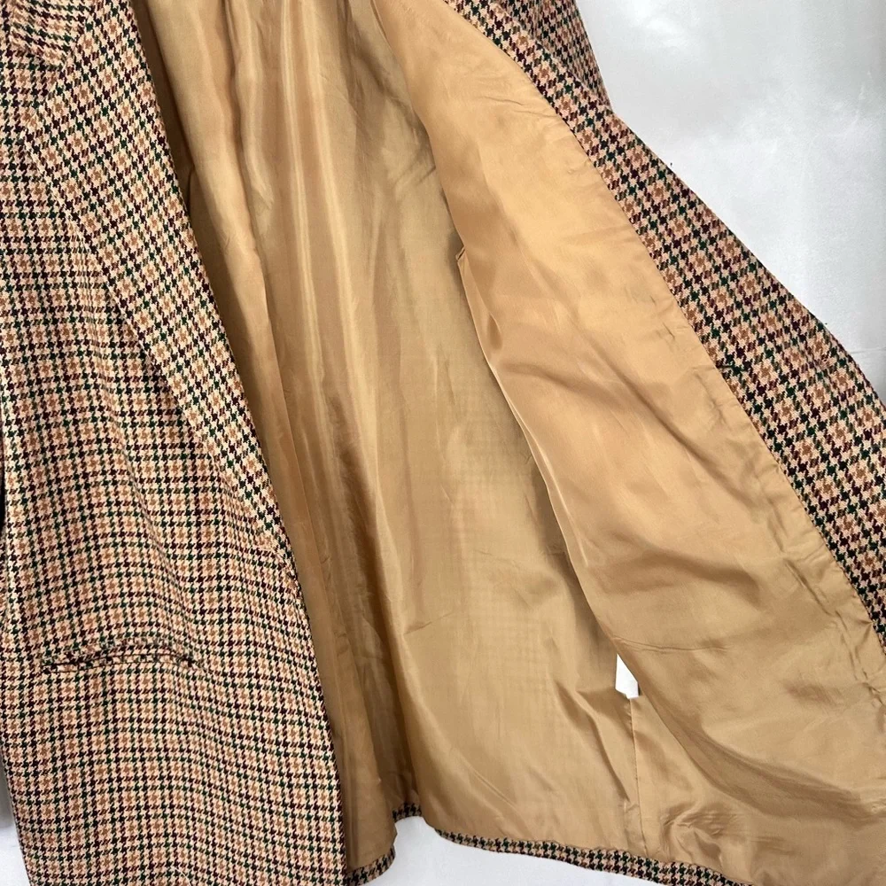 Norton McNaughton Textured‎ Wool Blend Fabric Blazer Size 14